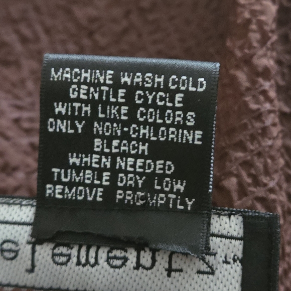 Elementz 2 pc Semi-Sheer Brown Textured Roll-tab Blouse Laced Cami Women's XL - Picture 8 of 16